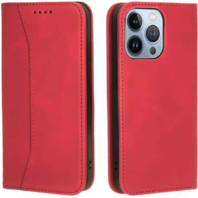 Bodycell Θήκη - Πορτοφόλι Apple iPhone 13 Pro Max - Red (5206015067013)