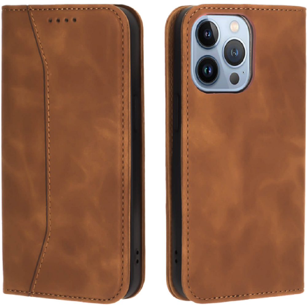 Bodycell Θήκη - Πορτοφόλι Apple iPhone 13 Pro Max - Brown (5206015067006)