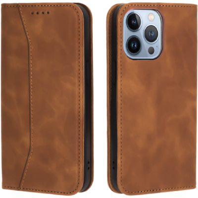 Bodycell Θήκη - Πορτοφόλι Apple iPhone 13 Pro Max - Brown (5206015067006)
