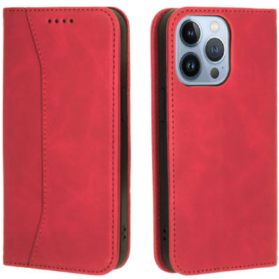 Bodycell Θήκη - Πορτοφόλι Apple iPhone 13 Pro - Red (5206015066986)