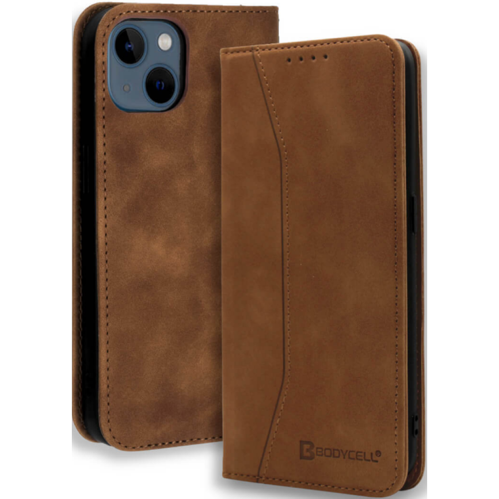 Bodycell Θήκη - Πορτοφόλι Apple iPhone 13 - Brown (5206015066948)