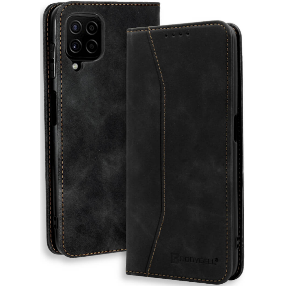 Bodycell Θήκη - Πορτοφόλι Samsung Galaxy A22 4G - Black (5206015066818)