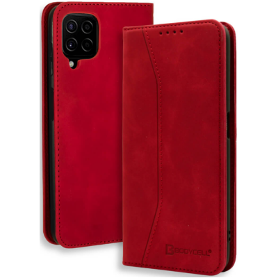 Bodycell Θήκη - Πορτοφόλι Samsung Galaxy A22 4G - Red (5206015066832)