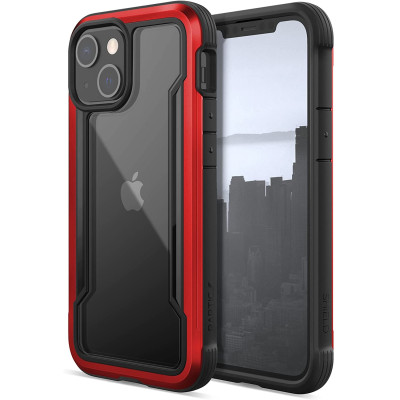X-Doria Raptic Shield Pro Ανθεκτική Αντιμικροβιακή Θήκη Apple iPhone 13 mini - Red (472821)