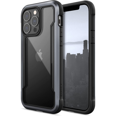 X-Doria Raptic Shield Pro Ανθεκτική Αντιμικροβιακή Θήκη Apple iPhone 13 Pro - Black (472722)