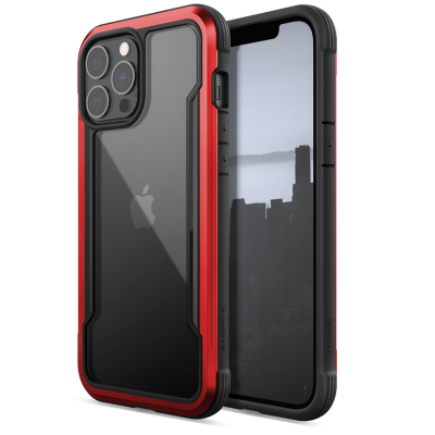 X-Doria Raptic Shield Pro Ανθεκτική Αντιμικροβιακή Θήκη Apple iPhone 13 Pro Max - Red (472623)