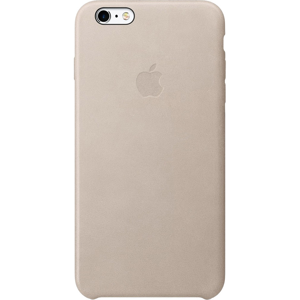 Official Apple Leather Case - Δερμάτινη Θήκη Apple iPhone 6S Plus / 6 Plus - Rose Gray (MKXE2ZM/A)