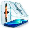 Spigen Tempered Glass GLAS.tR EZ Fit - Αντιχαρακτικό Γυαλί Οθόνης Apple iPhone 12 / 12 Pro - 2 Τεμάχια (AGL01801)