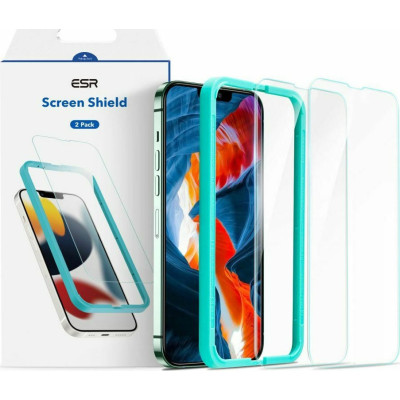 ESR Tempered Glass - Αντιχαρακτικό Γυαλί Προστασίας Οθόνης - Apple iPhone 13 Pro Max - 2 Τεμάχια - Clear (4894240150801)