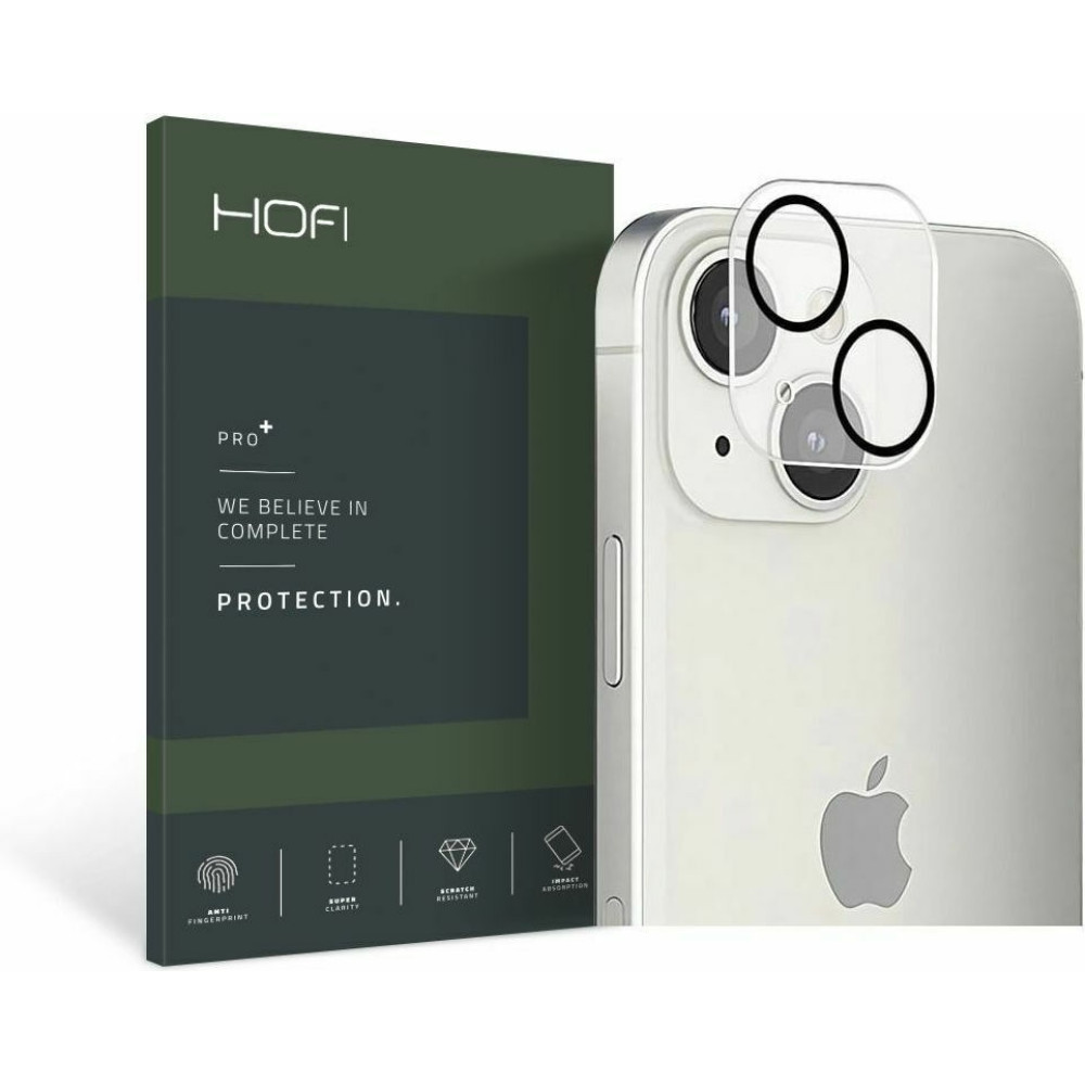 Hofi Cam Pro+ Camera Tempered Glass - Αντιχαρακτικό Γυαλί Προστασίας για Φακό Κάμερας - Apple iPhone 13 / 13 mini - Clear (9589046917844)