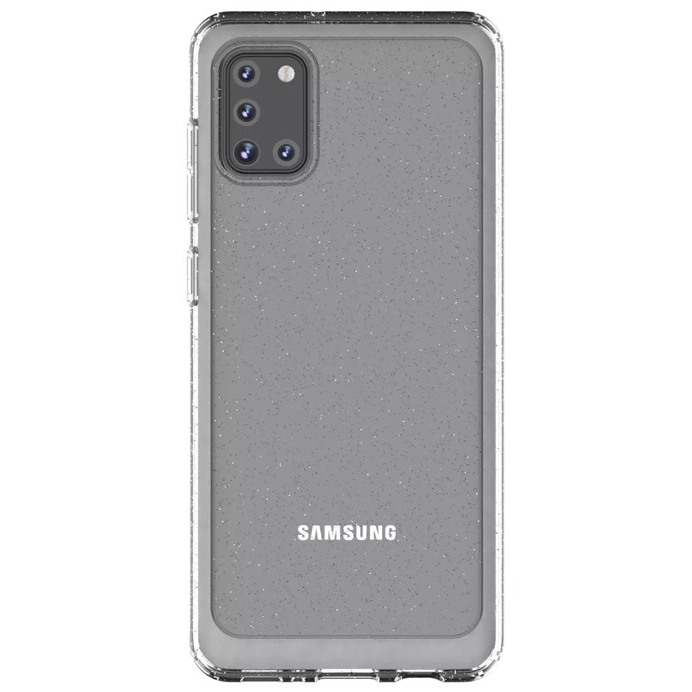 Official Samsung Glitter Cover by Araree - Θήκη Σιλικόνης Samsung Galaxy A31 - Transparent (GP-FPA315KDCTW)