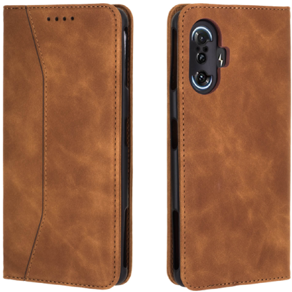 Bodycell Θήκη - Πορτοφόλι Xiaomi Poco F3 GT - Brown (5206015067068)