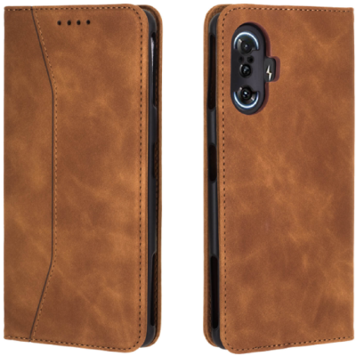 Bodycell Θήκη - Πορτοφόλι Xiaomi Poco F3 GT - Brown (5206015067068)