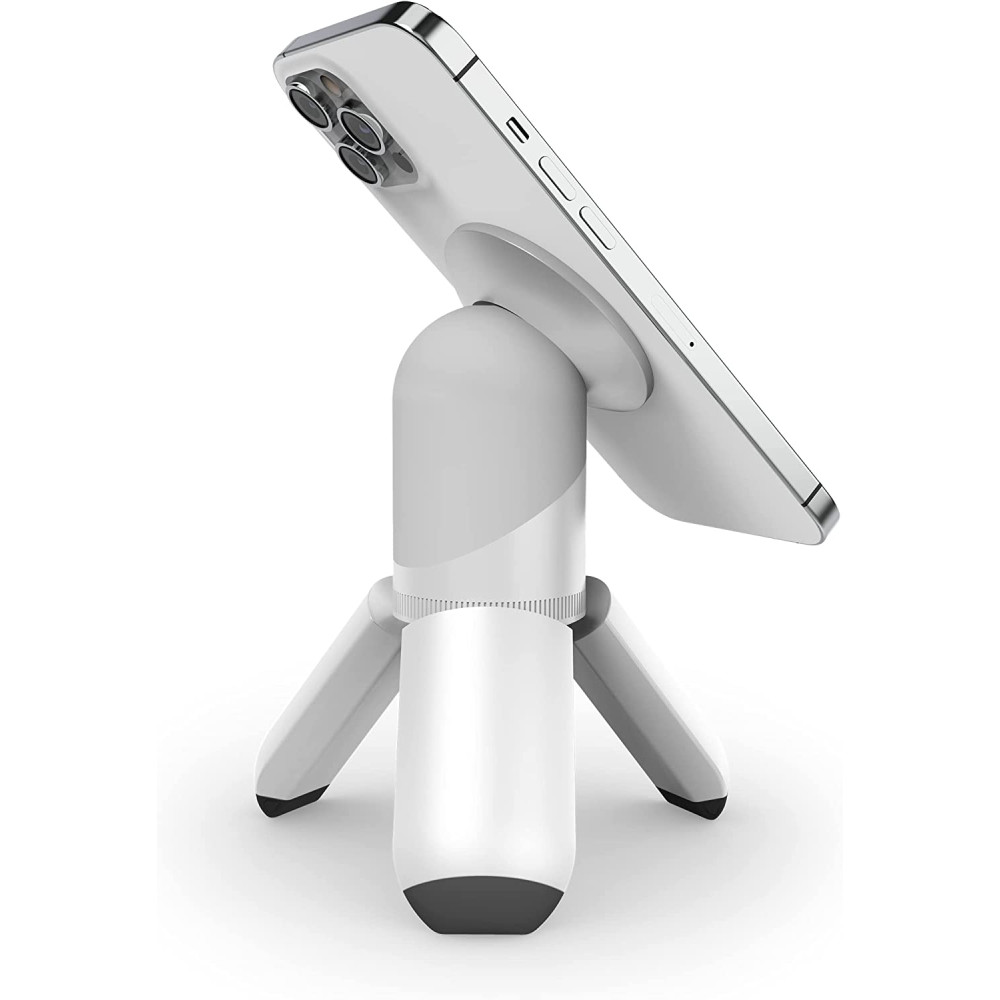 STM MagPod - Βάση / Τρίποδο / Selfie Stick με MagSafe για iPhone 14 / 13 / 12 - White - 2 Έτη Εγγύηση (STM-935-326Y-01)