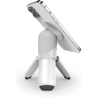 STM MagPod - Βάση / Τρίποδο / Selfie Stick με MagSafe για iPhone 14 / 13 / 12 - White - 2 Έτη Εγγύηση (STM-935-326Y-01)