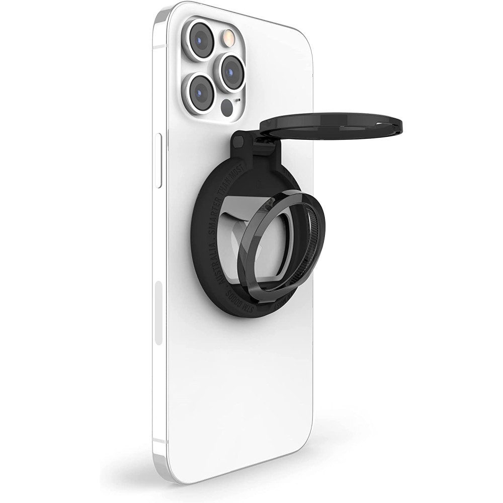 STM MagLoop - MagSafe Βάση / Finger Holder / Ανοιχτήρι για iPhone 15 / 14 / 13 / 12 - Black - 2 Έτη Εγγύηση (STM-936-327Y-01)