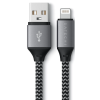 Satechi Καλώδιο Φόρτισης και Μεταφοράς Δεδομένων USB-A σε Lightning - 15W - 25cm - Space Gray (ST-TAL10M)