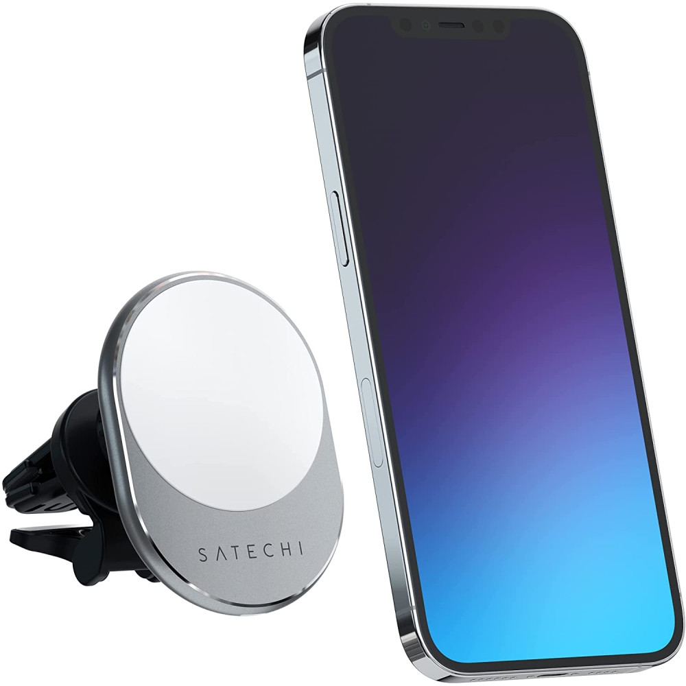 Satechi Magnetic Car Charger - Ασύρματος Φόρτιστης / Μαγνητική Βάση MagSafe για Αεραγωγούς Αυτοκινήτου - 7.5W (ST-MCMWCM)