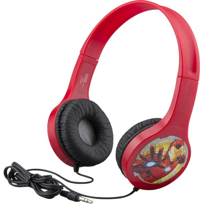 eKids Avengers - Ενσύρματα Ακουστικά Κεφαλής για Παιδιά - Red (AV-V126)