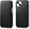 iCarer Vintage Series Curved Edge - Δερμάτινη Θήκη Apple iPhone 13 mini - Black (RIX1301-BK)