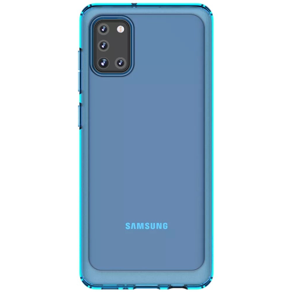 Official Samsung A Cover by Araree - Θήκη Σιλικόνης Samsung Galaxy A31 - Blue (GP-FPA315KDALW)