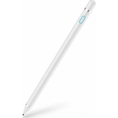 Tech-Protect Active Stylus Pen - Ψηφιακή Γραφίδα για Smartphone / Tablet - White (0795787711583)