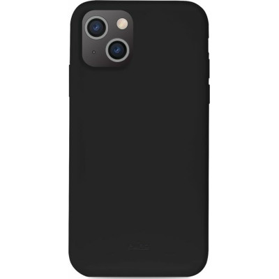 Puro ICON Anti-Microbial - Αντιμικροβιακή Θήκη Σιλικόνης Apple iPhone 13 - Black (IPC1361ICON-BLK)