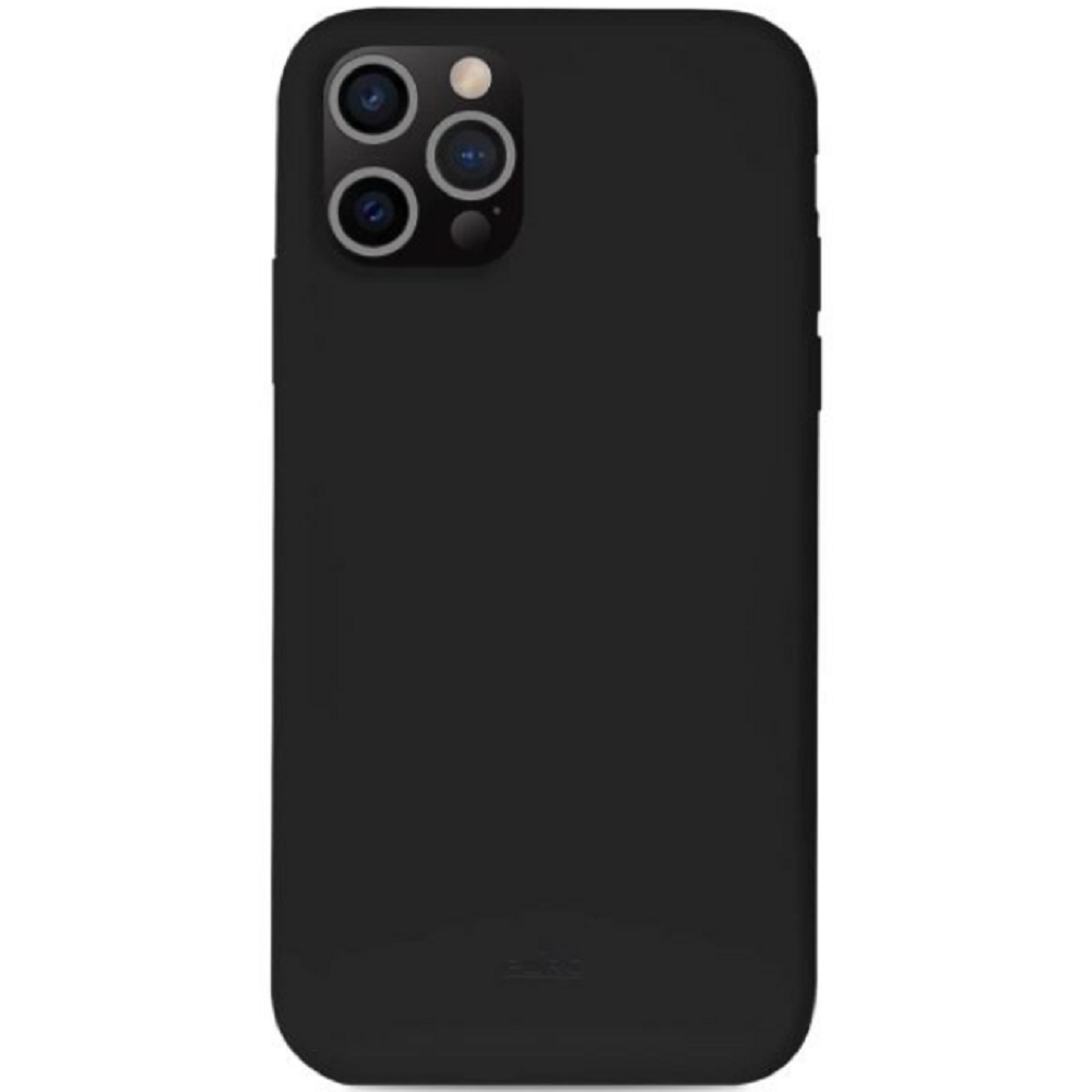 Puro ICON Anti-Microbial - Αντιμικροβιακή Θήκη Σιλικόνης Apple iPhone 13 Pro Max - Black (IPC1367ICON-BLK)