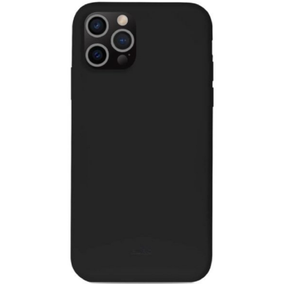 Puro ICON Anti-Microbial - Αντιμικροβιακή Θήκη Σιλικόνης Apple iPhone 13 Pro Max - Black (IPC1367ICON-BLK)