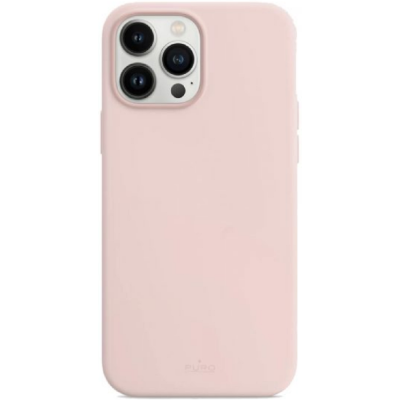 Puro ICON Anti-Microbial - Αντιμικροβιακή Θήκη Σιλικόνης Apple iPhone 13 Pro Max - Rose (IPC1367ICON-ROSE)