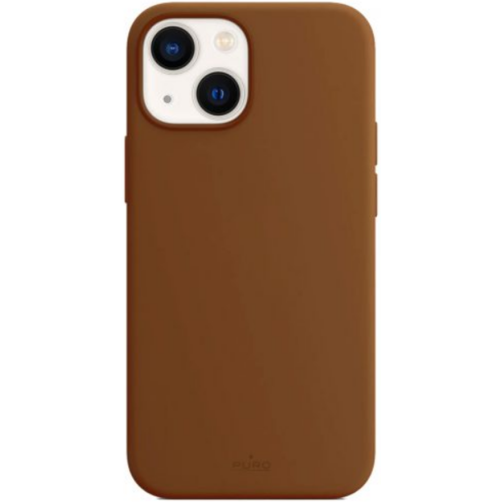 Puro Sky Premium Eco Leather Look - Σκληρή Θήκη Apple iPhone 13 - Brown (IPC1361SKY-BRWN)
