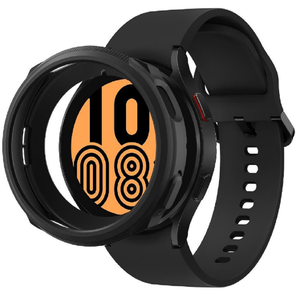 Spigen Liquid Air Θήκη Σιλικόνης - Samsung Galaxy Watch 4 44mm - Matte Black (ACS03138)