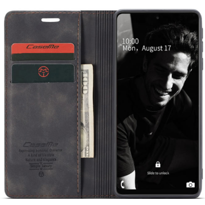 CaseMe Θήκη - Πορτοφόλι Samsung Galaxy A72 - Black (8719793128946)
