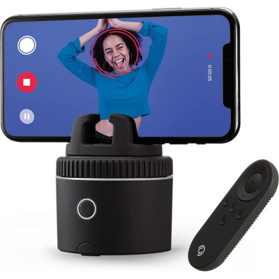 Pivo Pod Silver - Βάση Κινητού με Ανιχνευτή Κίνησης 360° και Τηλεχειριστήριο για Selfie / Vlogging - Black (8809698440073)