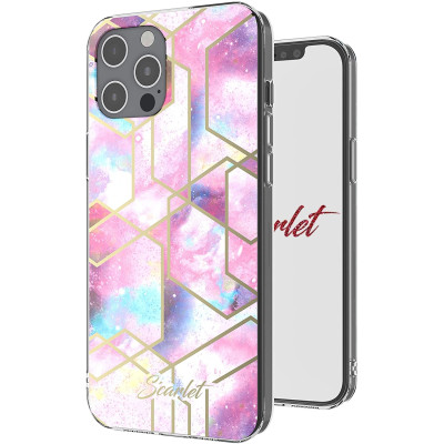 Ghostek Θήκη Stylish Scarlet Apple iPhone 12 Pro Max - Pink Stardust (SCACAS066)