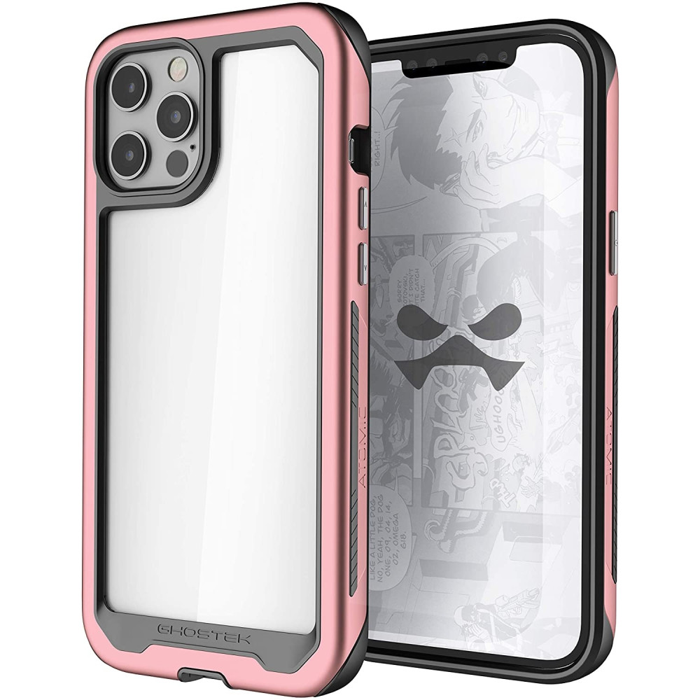 Ghostek Atomic Slim 3 Ανθεκτική Θήκη Apple iPhone 12 Pro Max - Pink (GHOSCAS2582)