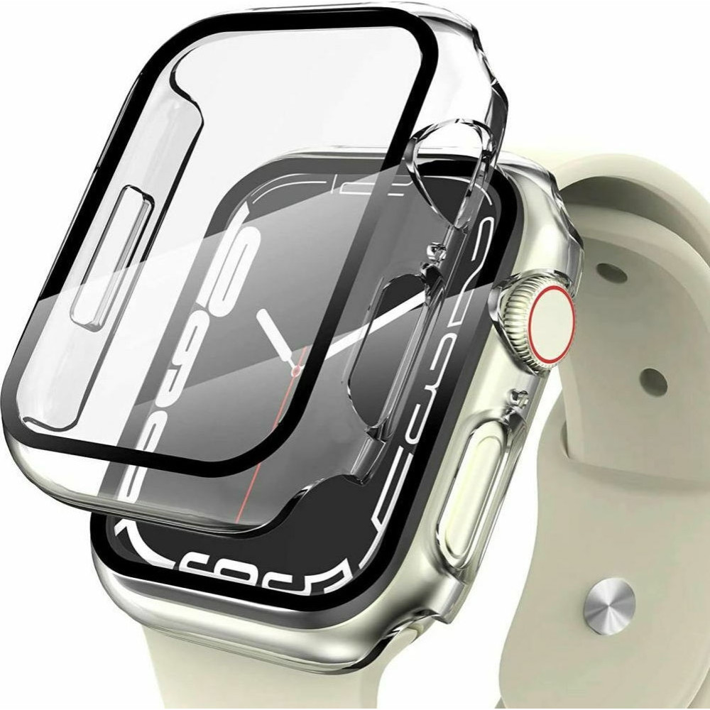 Tech-Protect Defence360 - Θήκη με Tempered Glass Apple Watch 9 / 8 / 7 (41mm) - Clear (9589046919329)
