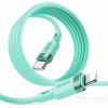 Joyroom PD Liquid Silicone Cable S-1224N9 - Καλώδιο Φόρτισης και Μεταφοράς Δεδομένων 3A - Type-C σε Lightning - 120cm - 20W - Green (6941237130679)