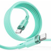 Joyroom PD Liquid Silicone Cable S-1230N9 - Καλώδιο Φόρτισης και Μεταφοράς Δεδομένων 3A - Type-C σε Type-C - 120cm - 60W - Green (6941237130747)