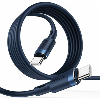 Joyroom PD Liquid Silicone Cable S-1230N9 - Καλώδιο Φόρτισης και Μεταφοράς Δεδομένων 3A - Type-C σε Type-C - 120cm - 60W - Blue (6941237130754)
