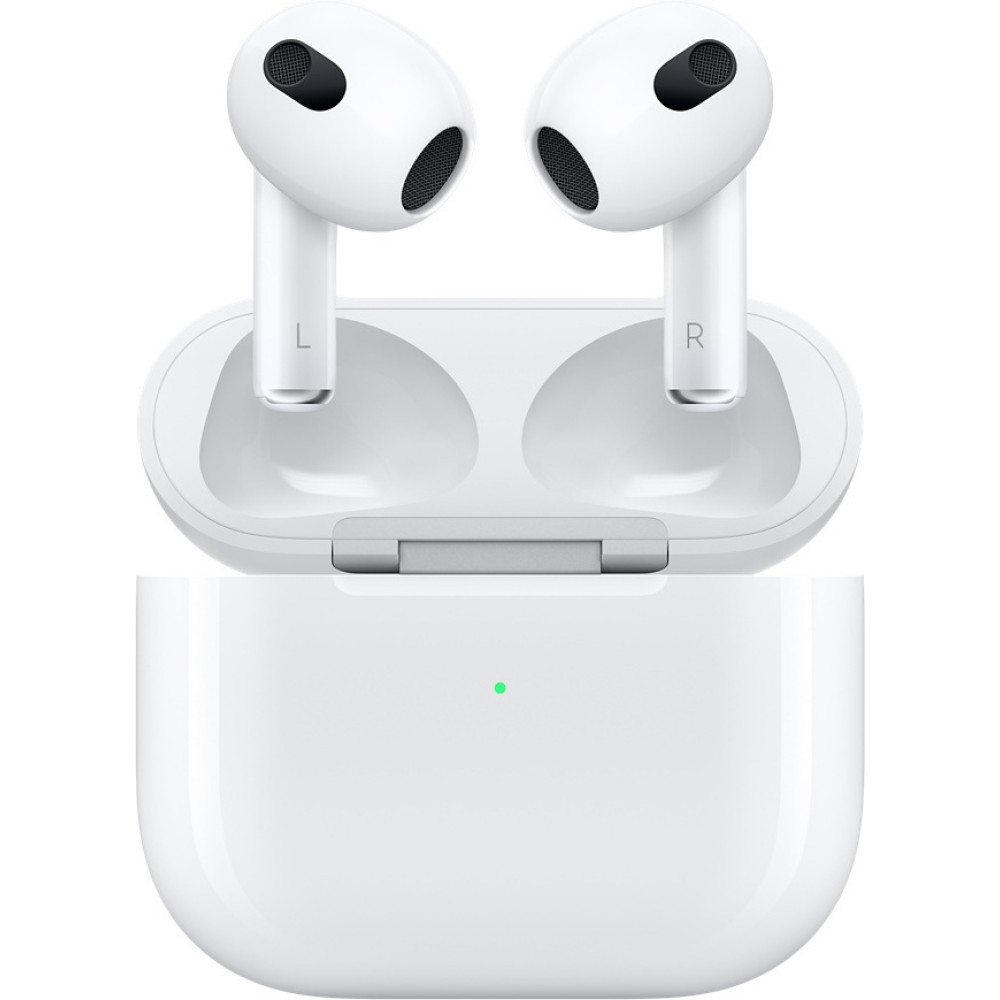 Apple AirPods 3rd Generation - Ασύρματα Ακουστικά Bluetooth με Θήκη Φόρτισης - White (MME73ZM/A)