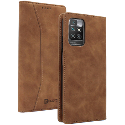 Bodycell Θήκη - Πορτοφόλι Xiaomi Redmi 10 - Brown (5206015066887)