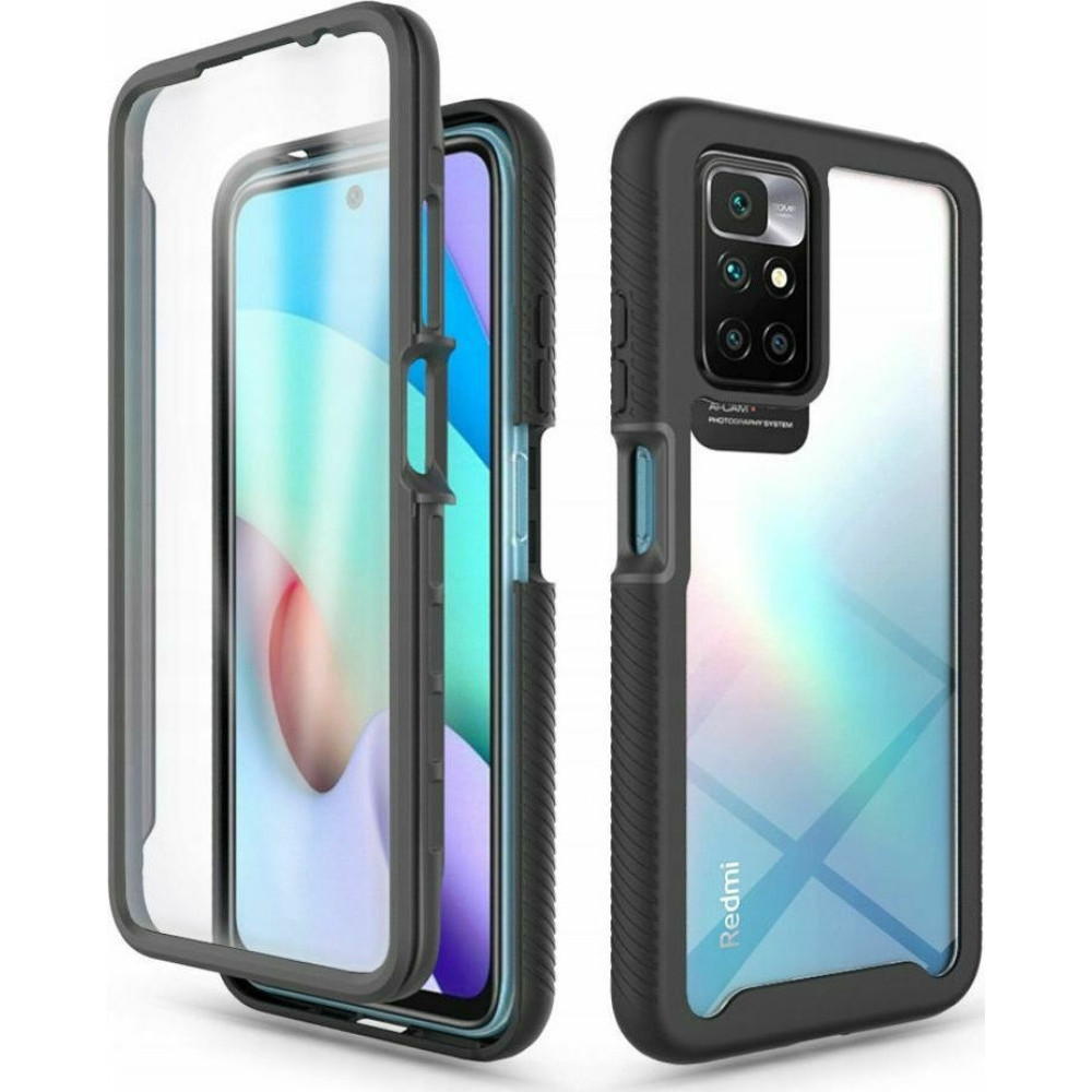 Tech-Protect Θήκη Defence 360 - Xiaomi Redmi 10 - Black (9589046918193)