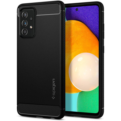 Spigen Θήκη Rugged Armor Samsung Galaxy A52 / A52s 5G - Matte Black (ACS02315)