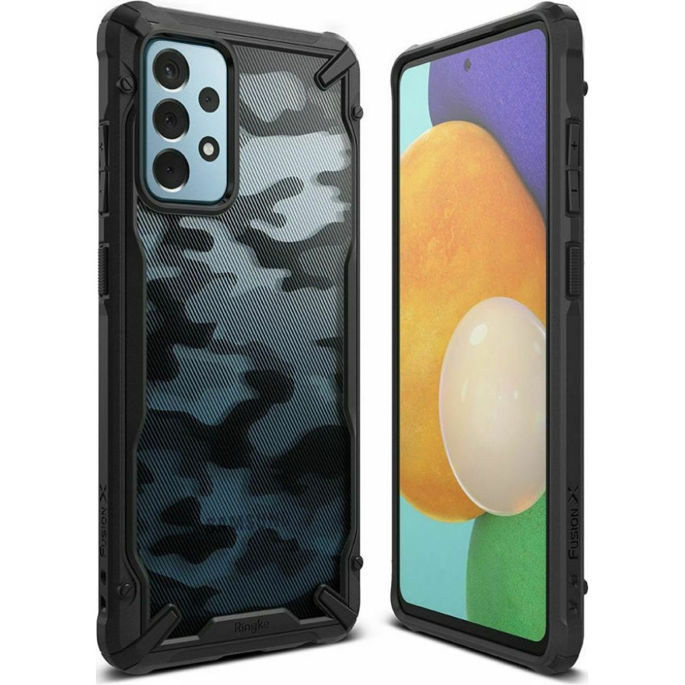 Ringke Fusion X Θήκη - Samsung Galaxy A52 / A52s 5G - Camo Black (8809785453696)