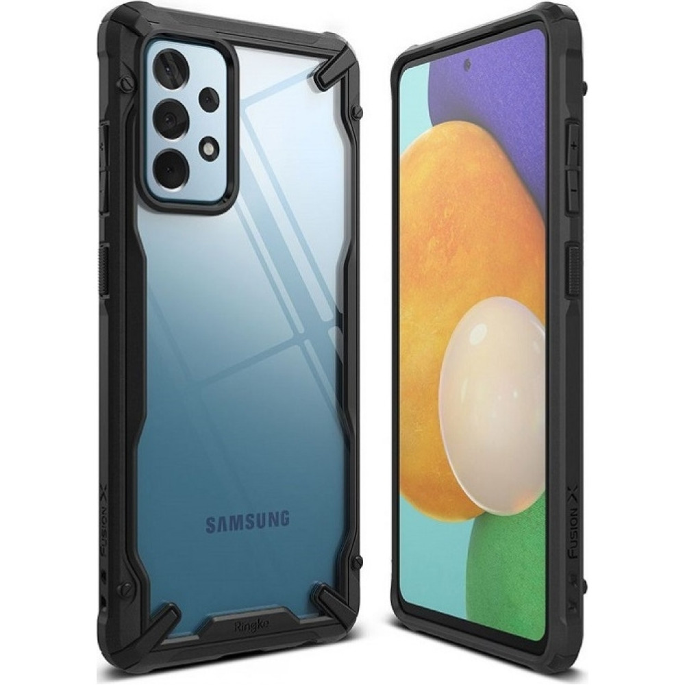 Ringke Fusion X Θήκη - Samsung Galaxy A52 / A52s 5G - Black (8809785453665)