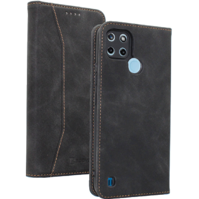 Bodycell Θήκη - Πορτοφόλι Realme C21Y / C25Y - Black (5206015057847)