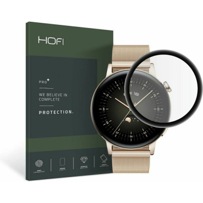 Hofi Premium Pro+ Hybrid Tempered Glass Huawei Watch GT 3 42mm - Black (9589046919213)