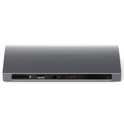 Satechi Thunderbolt 4 - Docking Station - Με 1 x USB-A 2.0 / 3 x USB-A 3.2 / 4 x Type-C Τ4 / 1 x SD Card Reader / 1 x Gigabit Ethernet / 1 x 3.5mm Jack (ST-UCT4DM)