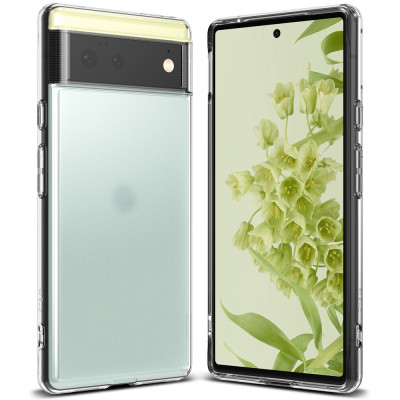 Ringke Fusion Σκληρή Θήκη με TPU Bumper - Google Pixel 6 - Matte Clear (8809818847485)